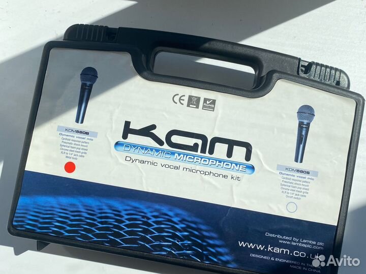 Микрофон вокальный динамически Kam KDM580b