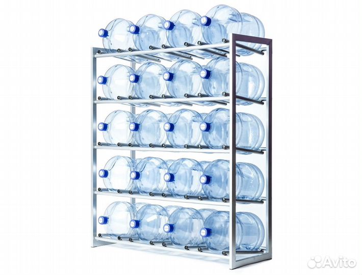 Стеллаж для 20-ти бутылей 19 литров