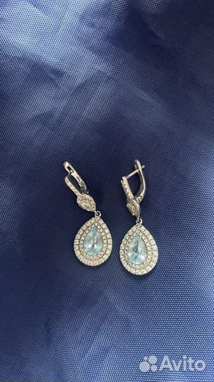 Серьги серебряные