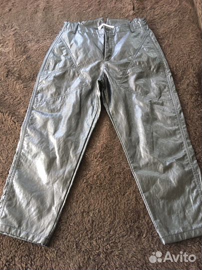 Брюки экокожа