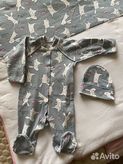 Комплект на выписку для девочки зима