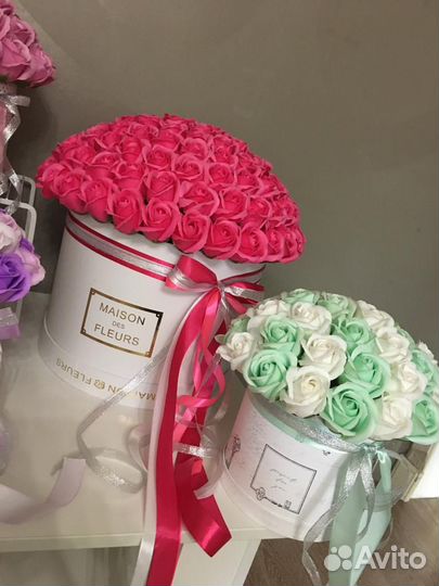 Букет мыльных роз на 1 сентября подарок Учителю