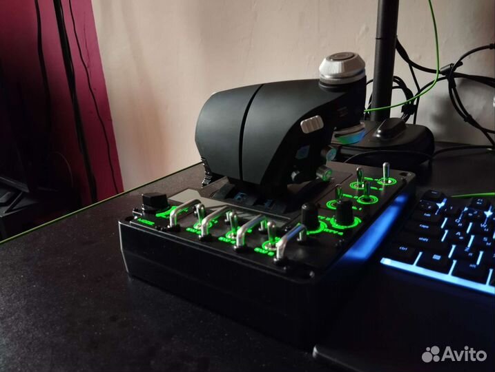 Игровой джойстик для авиасима Logitech X56 Rhino