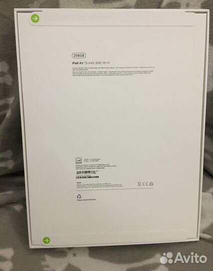 iPad air 13 2024 /256gb/ Wi-Fi/ Space Grey/ не акт