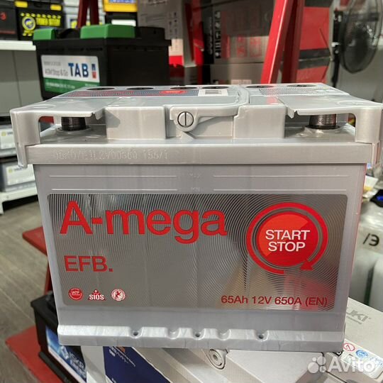 Аккумулятор 65Ah 650A EFB Start-Stop