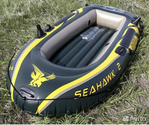 Надувная лодка intex seahawk 2