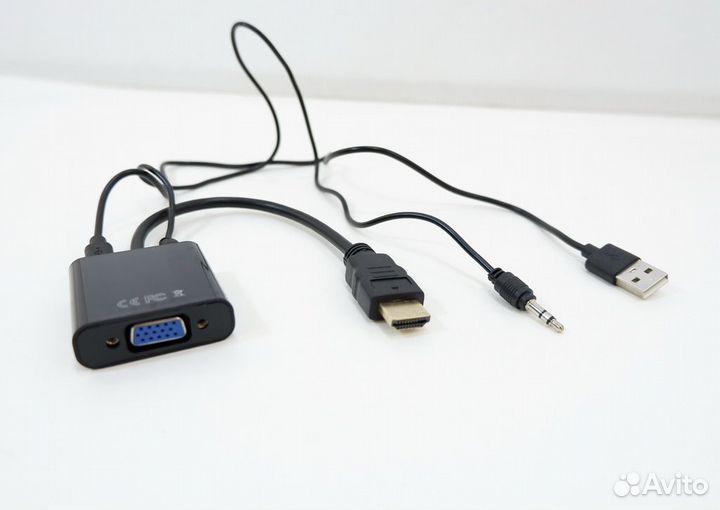 Переходник конвертер VGA hdmi для компьютера