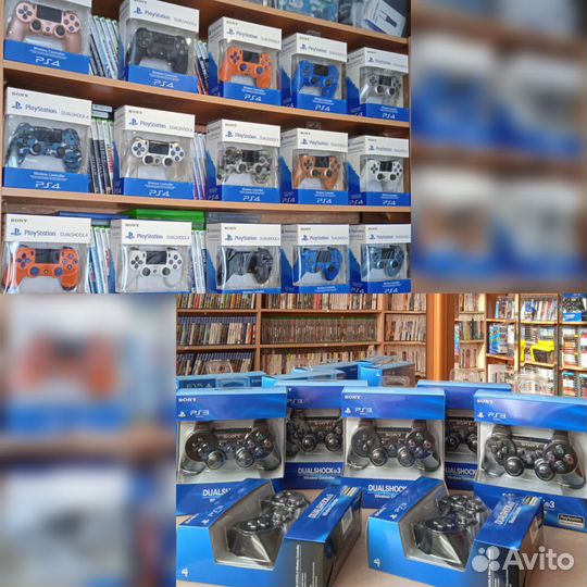 Геймпады PS5 PS4 PS3 PS2 PS1 Xbox 360 One Switch