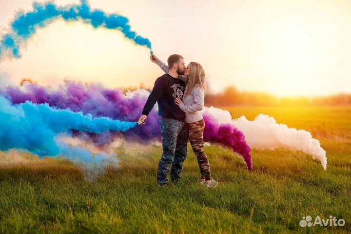 Дым цветной для фотосессии