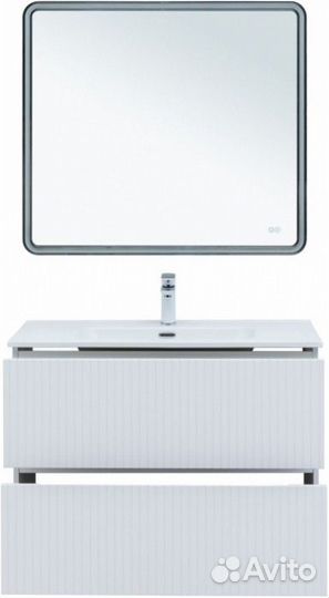 Мебель для ванной Aquanet Джейн 90 Flat белая