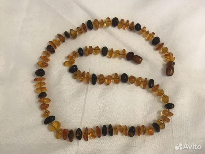 Янтарные бусы СССР