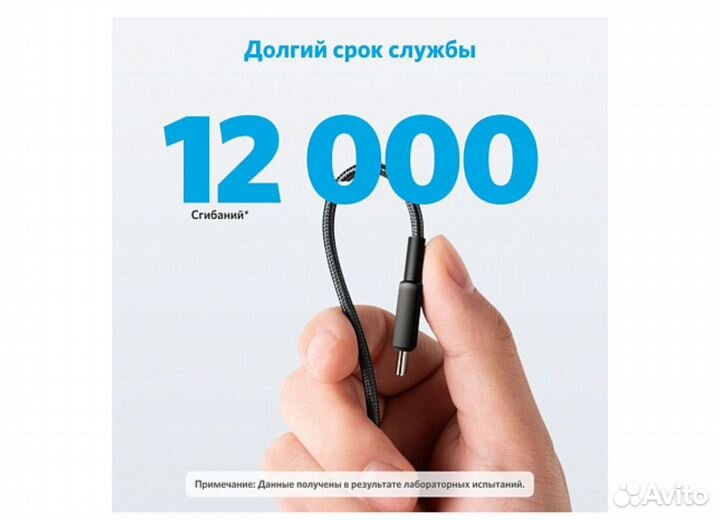 Кабель Type C-Type C 0,9m 60W Anker