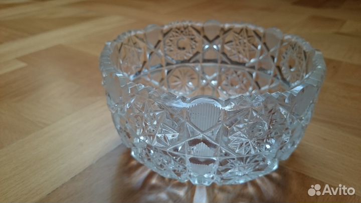 Хрустальный салатник времен СССР
