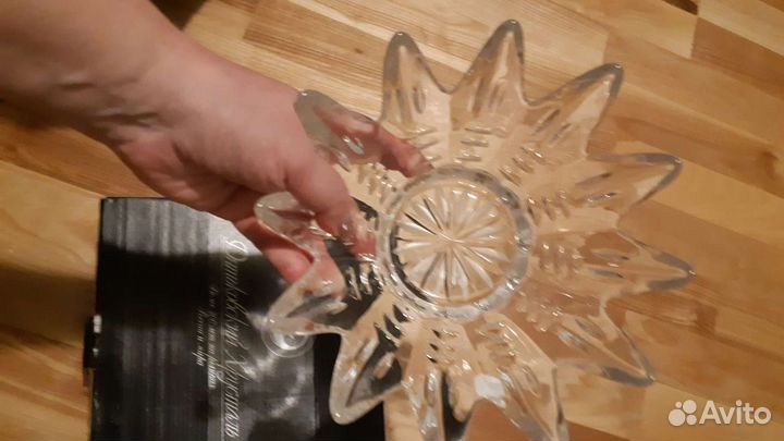 Хрустальная конфетница