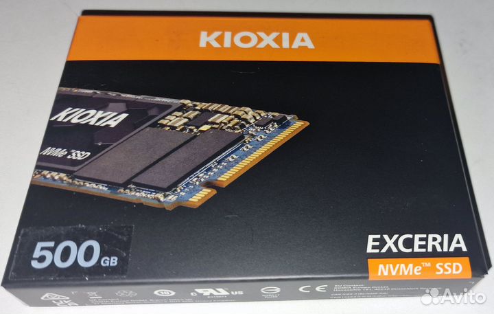 Новый kioxia exceria NVMe 500GB PCIe3.0 Gen3x4 M.2
