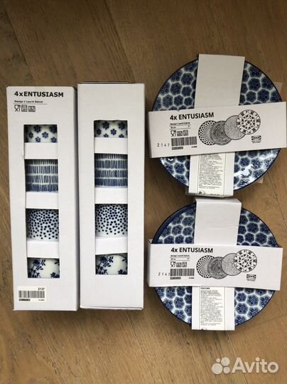 Посуда entusiasm IKEA новая