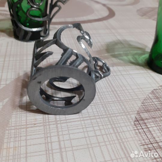 Стопки СССР с подстаканниками