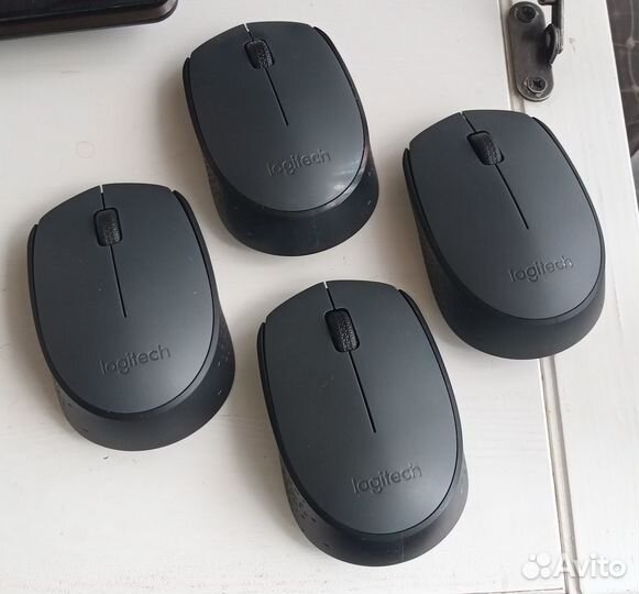 Мыши Logitech M170 в идеал. сост., без приёмников
