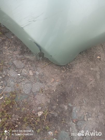 Задний бампер toyota vitz 2