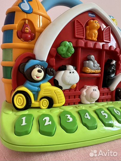 Игрушка развивающая Chicco говорящая ферма новая