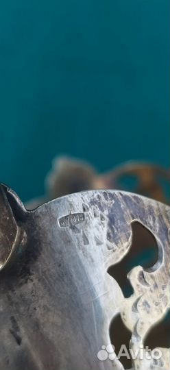 Серебряный Подстаканник 875 проба, оригинал / СССР