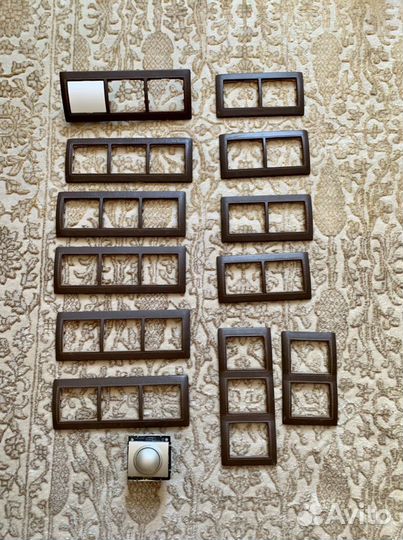 Legrand Gale Life рамки кожаные