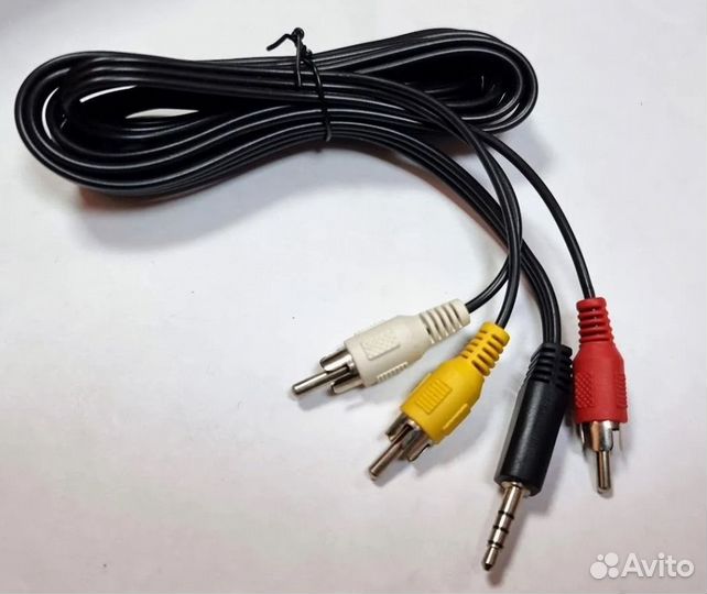 Кабель переходники патч корд, тюльпаны