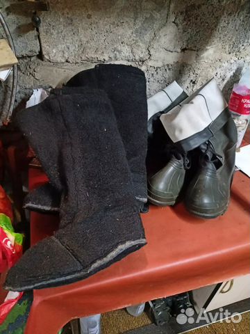 Сапоги для зимней рыбалки с шипами