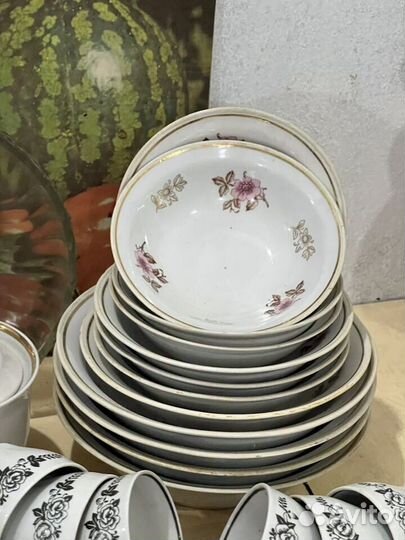 Чайный сервиз СССР Дулево