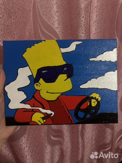 Картина акрил,холст