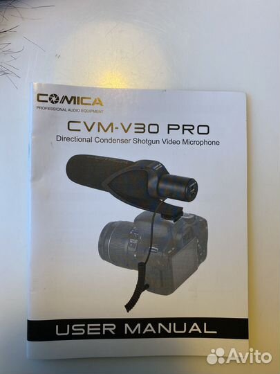 Накамерный микрофон comica cvm-v30 pro