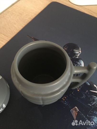 Кружка в виде гранаты