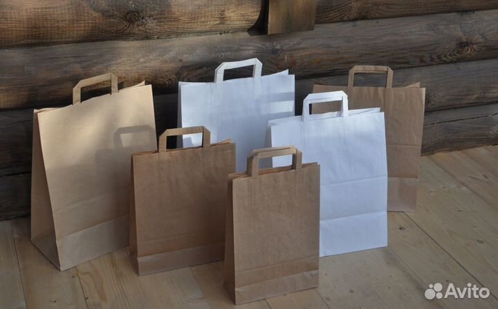 Бумажные пакеты (крафт пакеты). Оптом и в розницу