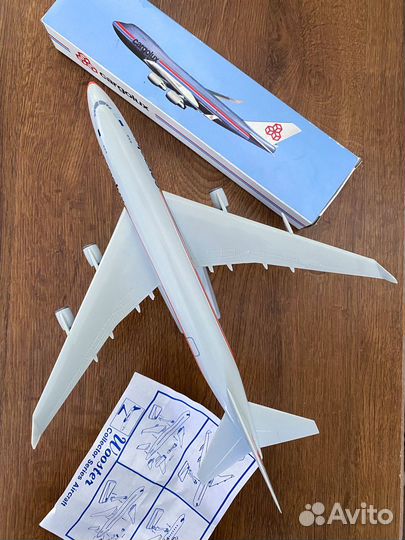 Модель самолета Boeing 747-400F Cargolux