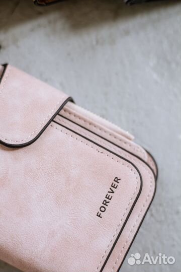 Кошелек женский из экозамши