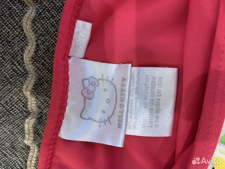 Купальник для девочки hello kitty 122-128