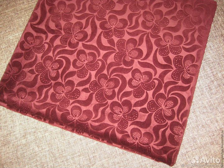Ткань - бархат тесненный. Винтаж