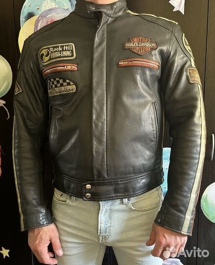 Мотокуртка кожаная мужская Harley-Davidson