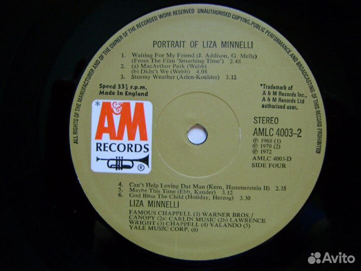 Portrait Of Liza Minnelli - Двойной альбом