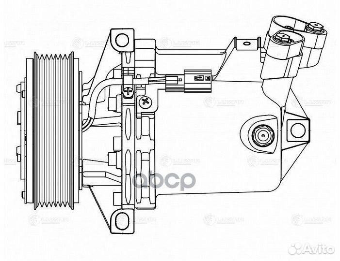 Компрессор кондиционераRenault Duster 15