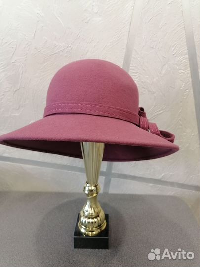 Шляпа фетровая женская