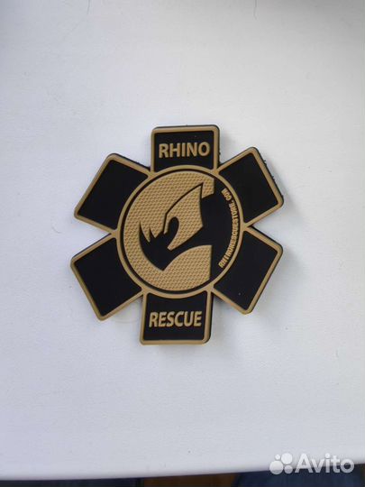 Нашивка, патч rhino rescue