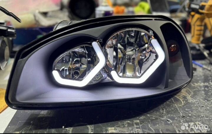 Фары на LADA Kalina 1