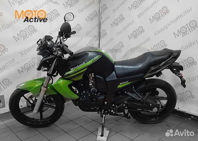 Мотоцикл дорожный Motoland bandit 250 зеленый
