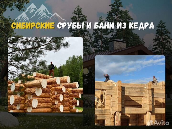 Сруб бани под ключ/Дом из сруба под ключ