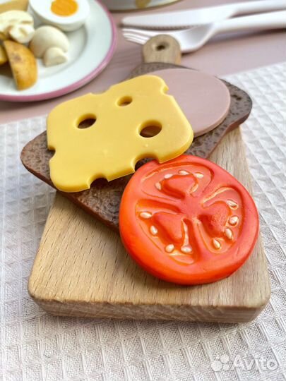 Игрушечная еда продукты из полимерной глины