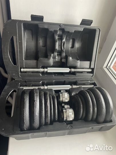 Гантели разборные 20 кг в кейсе