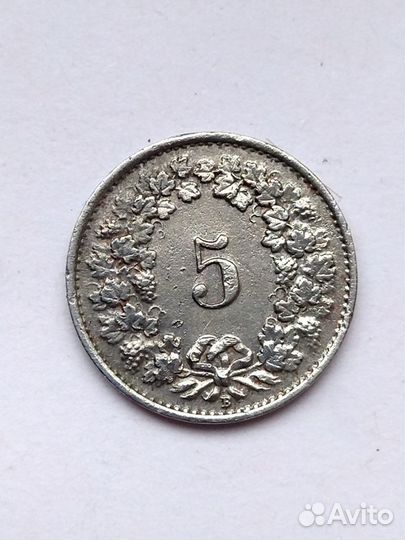 Монеты Европы Швейцария