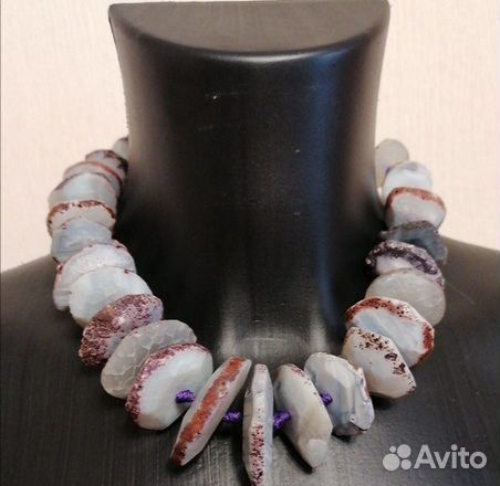 Украшение на шею из натур камня торг