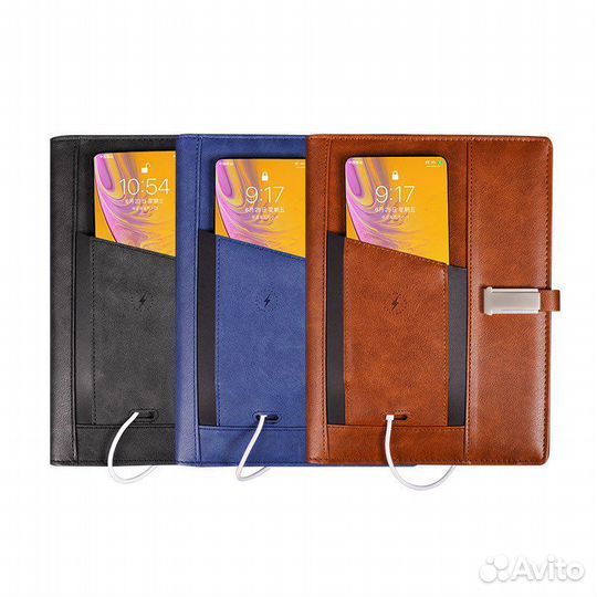 Ежедневник с беспроводной зарядкой